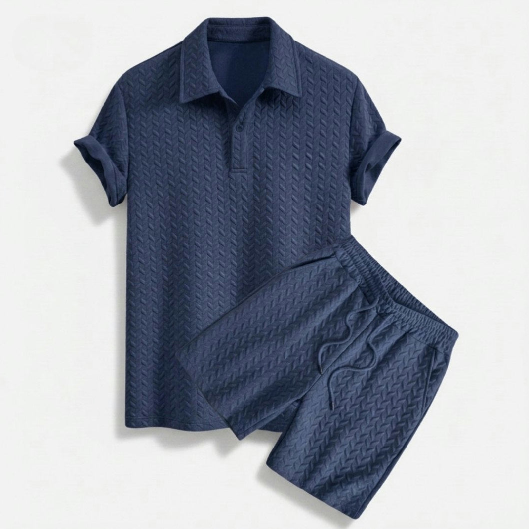 Legacy Weave Polo Set