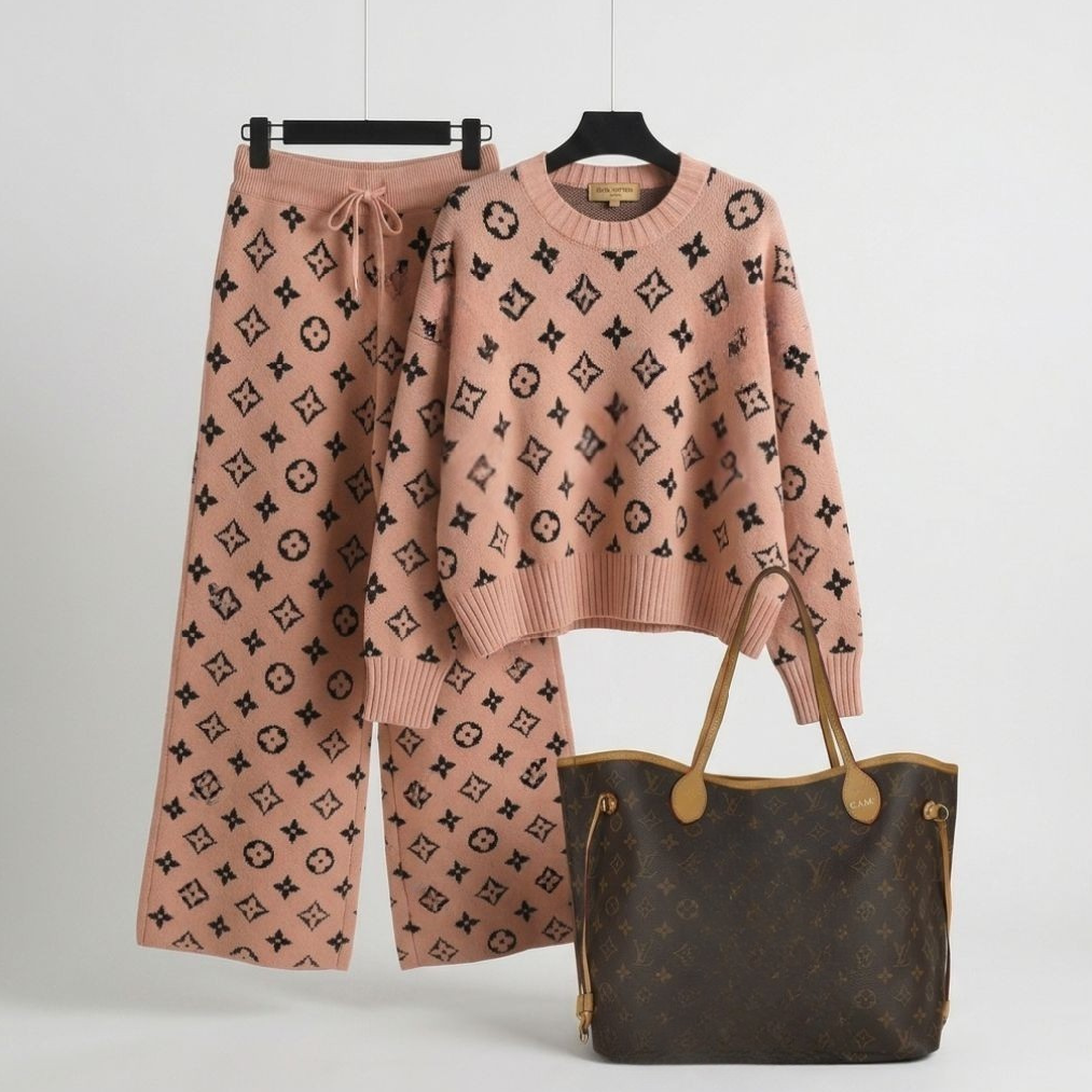 Luxe Knit Lounge Duo & Signature Tote