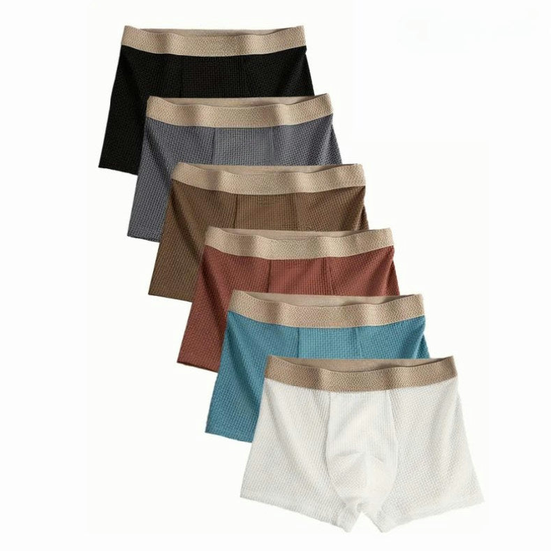 Men’s Textured Luxe Boxer Briefs (6-Pack)
