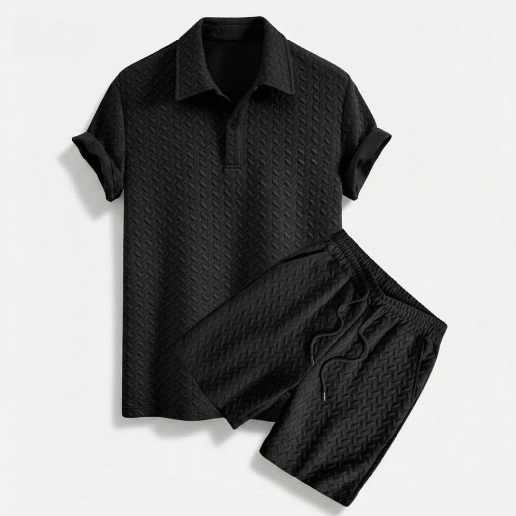 Legacy Weave Polo Set