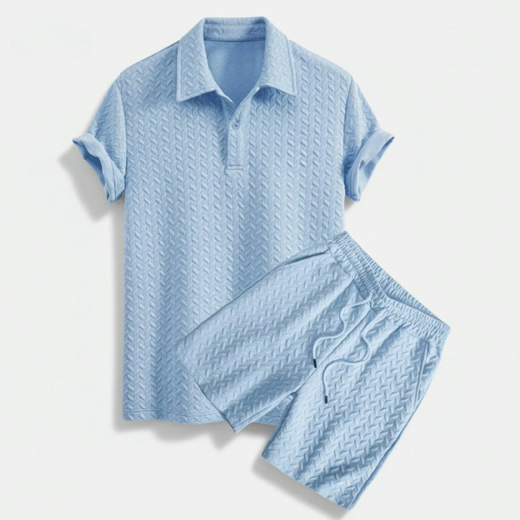Legacy Weave Polo Set